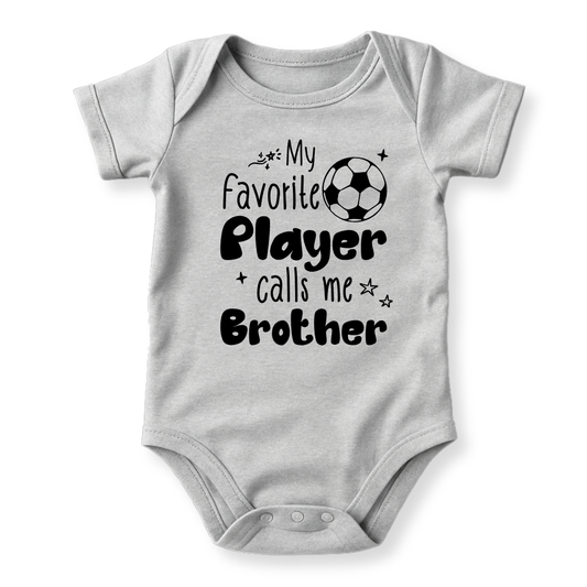 Soccer Brother Baby Bodysuit - Brother T-Shirt Family Outfit