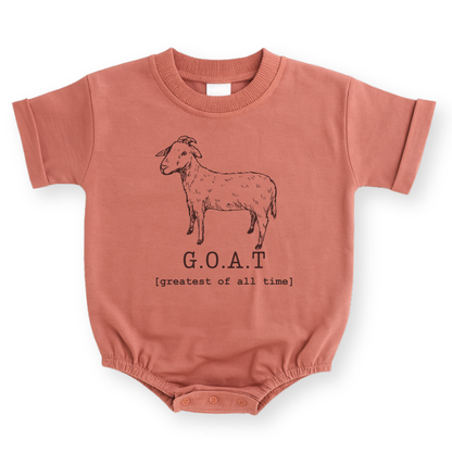 G.O.A.T. Baby Romper - Greatest of All Time Baby Bodysuit
