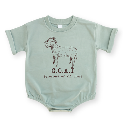 G.O.A.T. Baby Romper - Greatest of All Time Baby Bodysuit