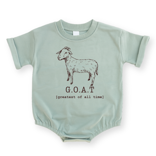 G.O.A.T. Baby Romper - Greatest of All Time Baby Bodysuit