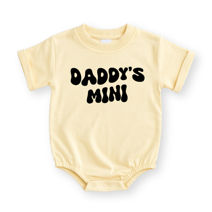 Daddy's Mini Baby Romper - Funny Baby Bodysuit