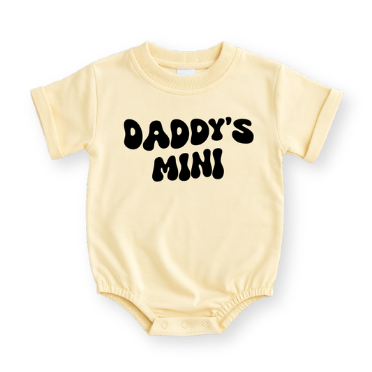 Daddy's Mini Baby Romper - Funny Baby Bodysuit