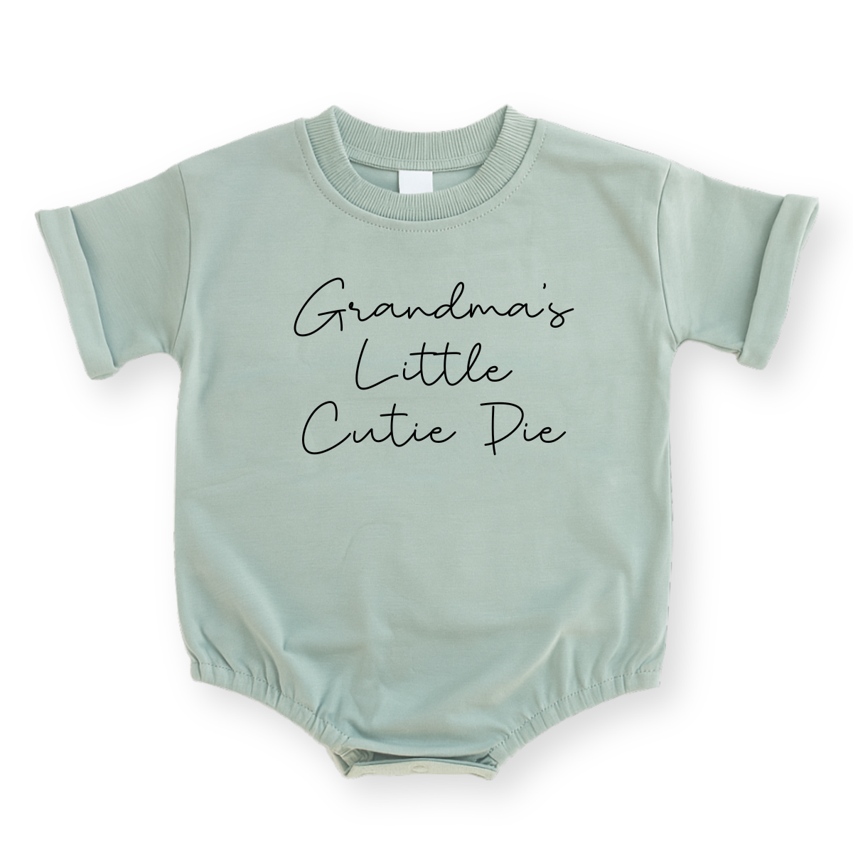 Grandma's Little Cutie Pie Baby Romper - Cotton Baby Bodysuit