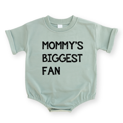 Mommy's Biggest Fan Baby Romper - Cotton Baby Bodysuit