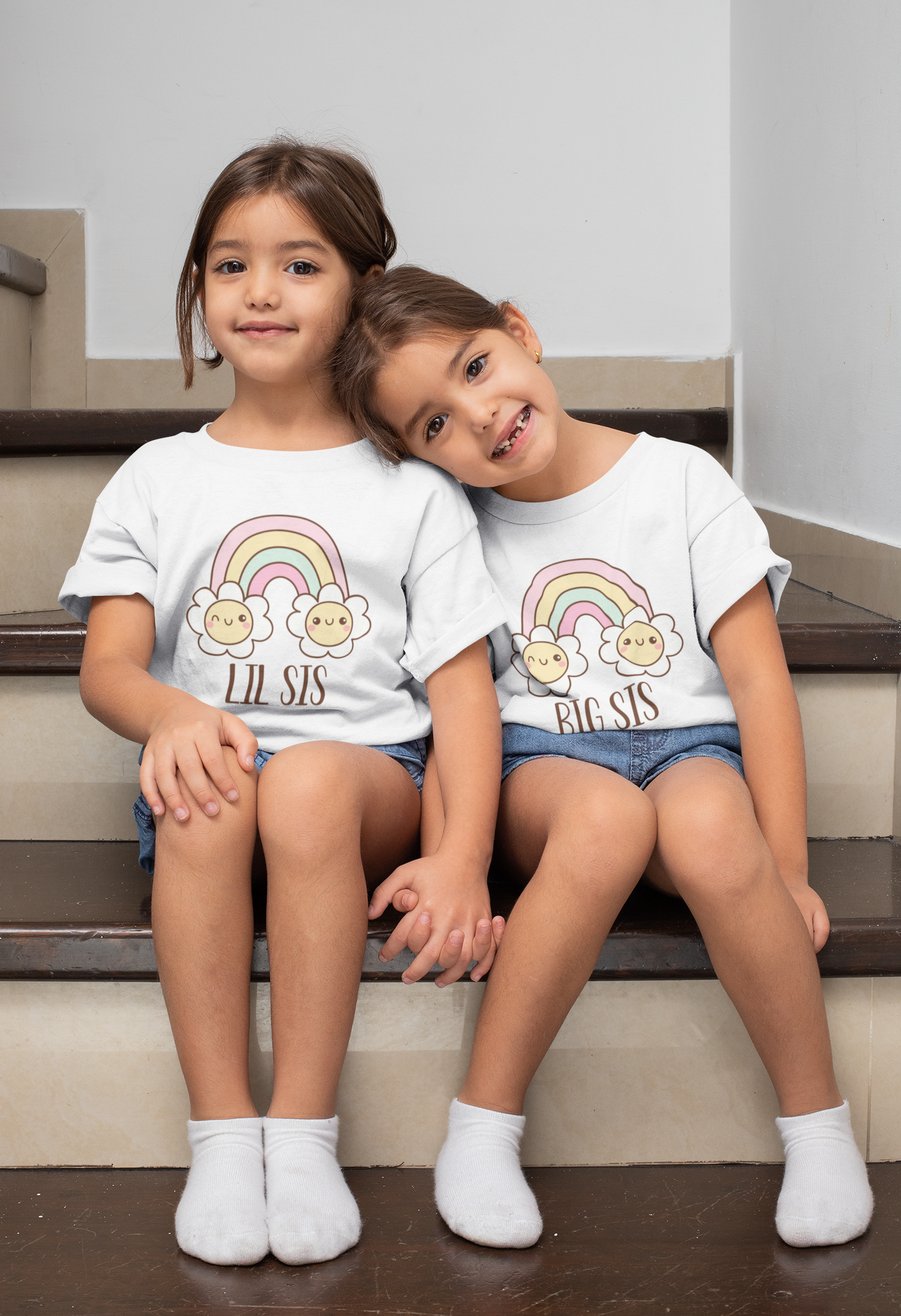 Big Sis Tshirt for Girls, Matching Sister Outfit
