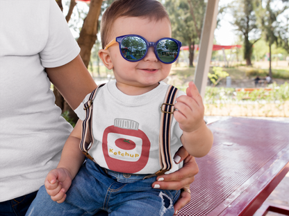 Ketchup Baby Bodysuit - Ketchup Graphic Tee - Family Outfit