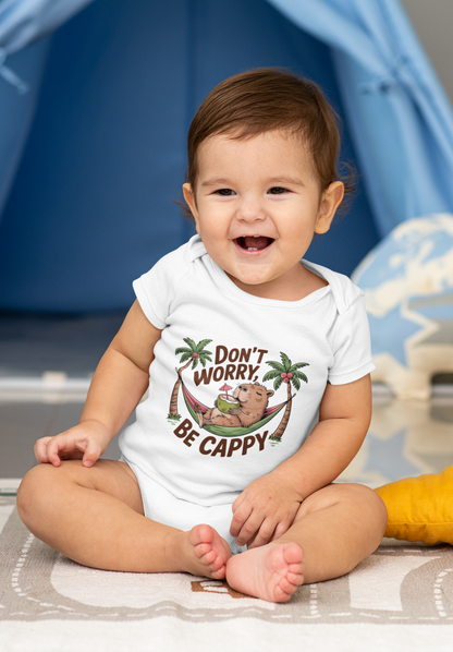 Don’t Worry Be Cappy | Cute Capybara Apparel for Babies, Kids & Adults