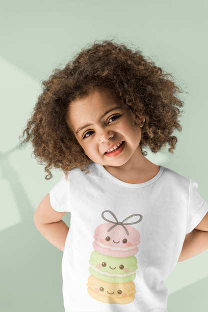 Macarons Graphic Tee, Macaroons Baby Bodysuit, Natural Sweatshirt