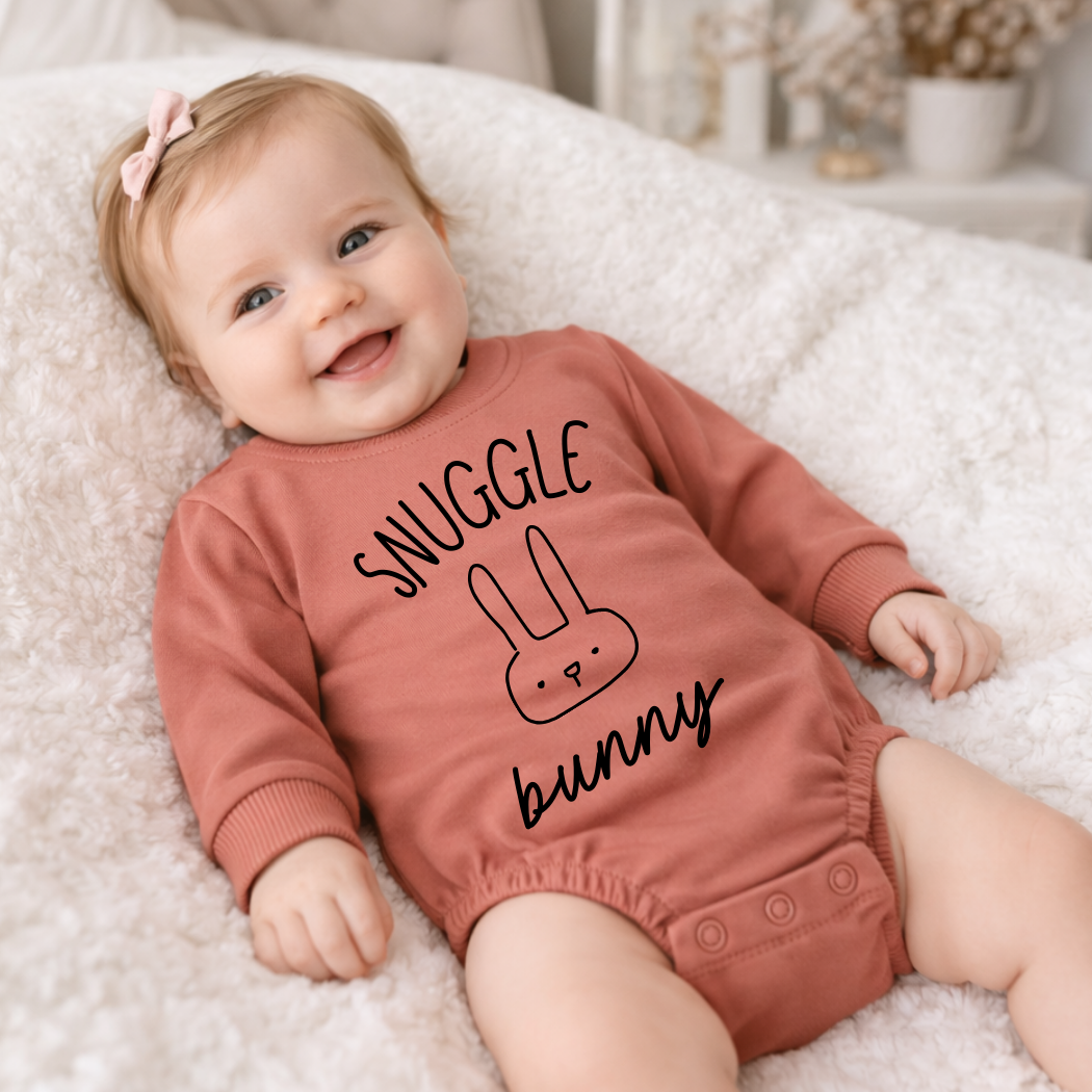 Snuggle Bunny Baby Romper - Cotton Baby Bodysuit