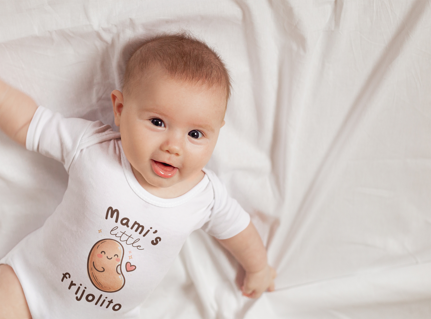 Mama's Little Frijolito Shirt - Cute Bean Baby Bodysuit - Matching Family Outfits