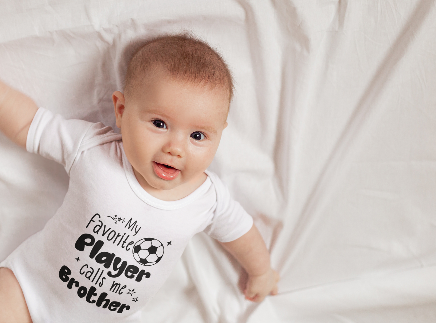 Soccer Brother Baby Bodysuit - Brother T-Shirt Family Outfit