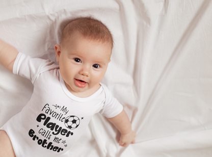Soccer Brother Baby Bodysuit - Brother T-Shirt Family Outfit