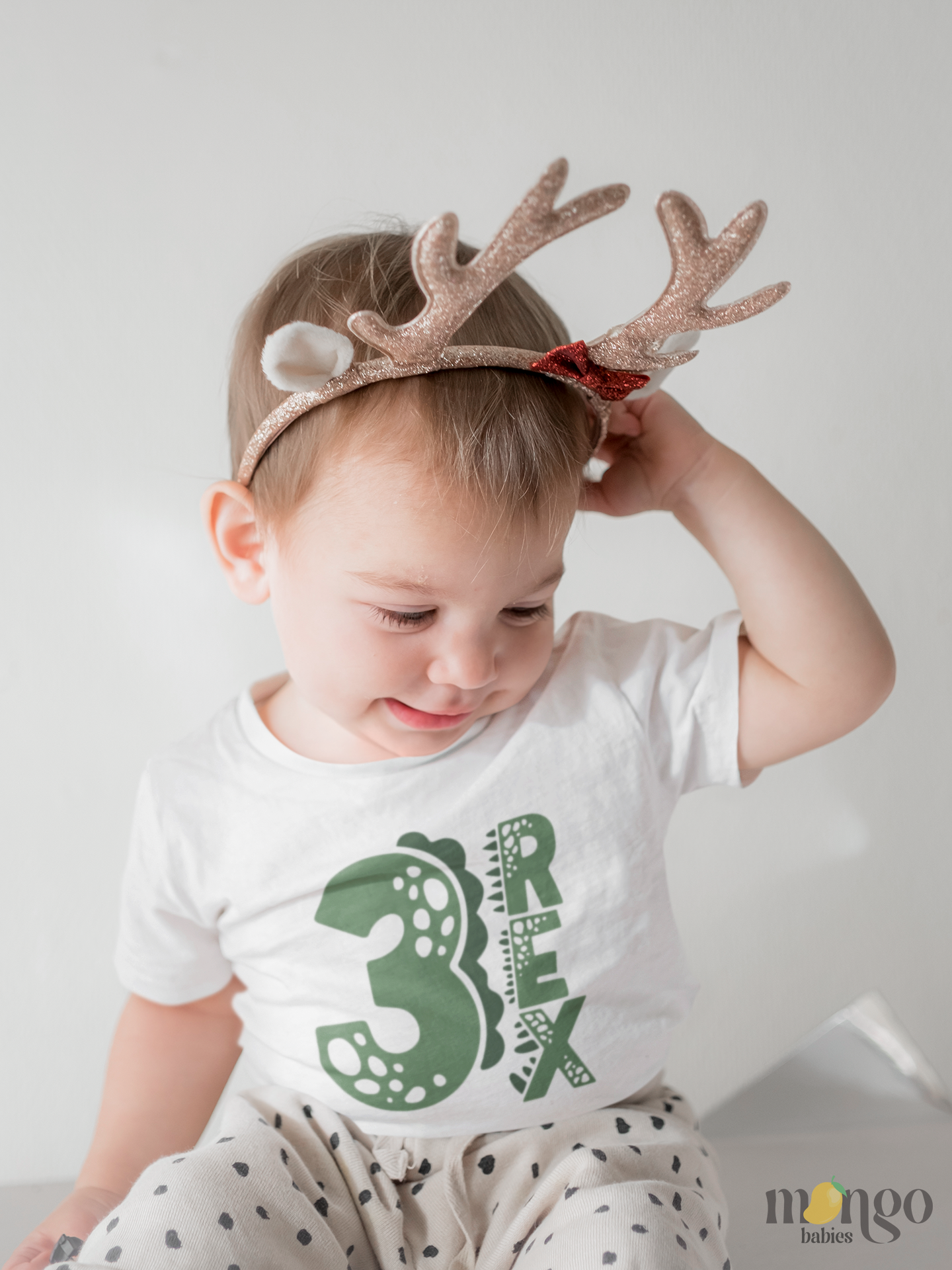 3 REX dinosaur birthday shirt for kids, toddlers, babies, and adults